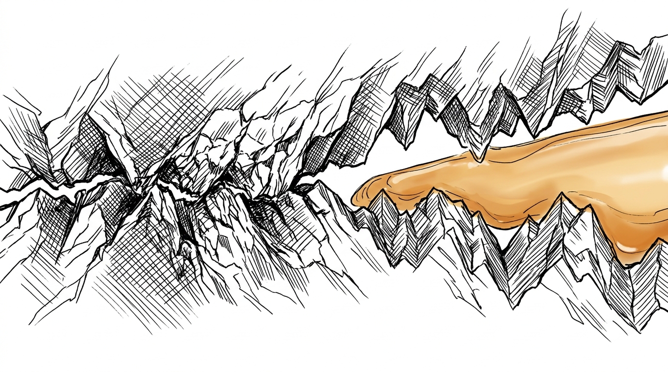 Two surfaces, one film: where hydrodynamic lubrication holds and where it gives up